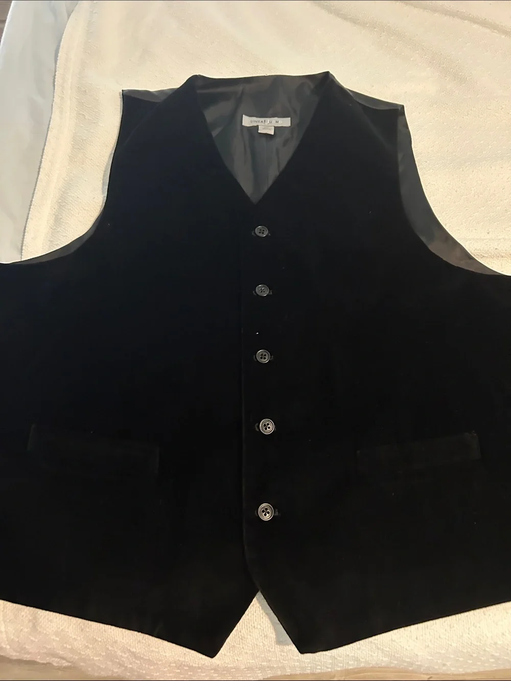 Men’s velvet vests size 3XL black or blue